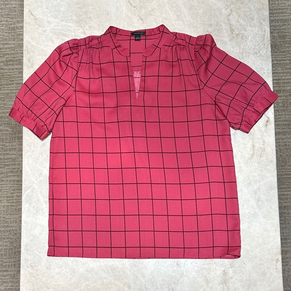 Ann Taylor Split Neck Blouse - Picture 1 of 2